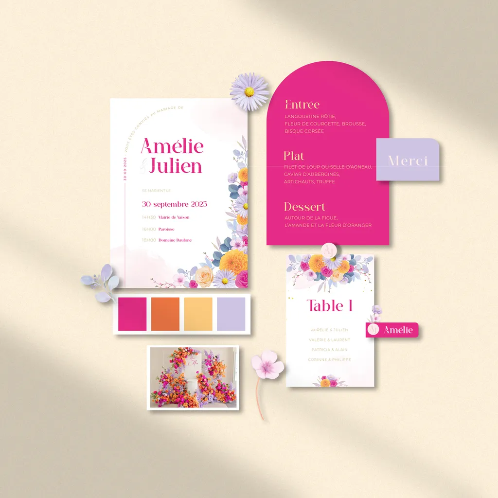 Menus et créations sur mesure pour mariage, baptême et événements, élégance et originalité à Aix-en-Provence