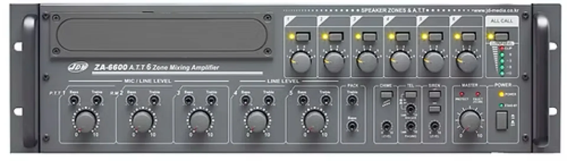 Amplificateur préampli ZA 6600 RONDSON 6 Zones 600 Watts