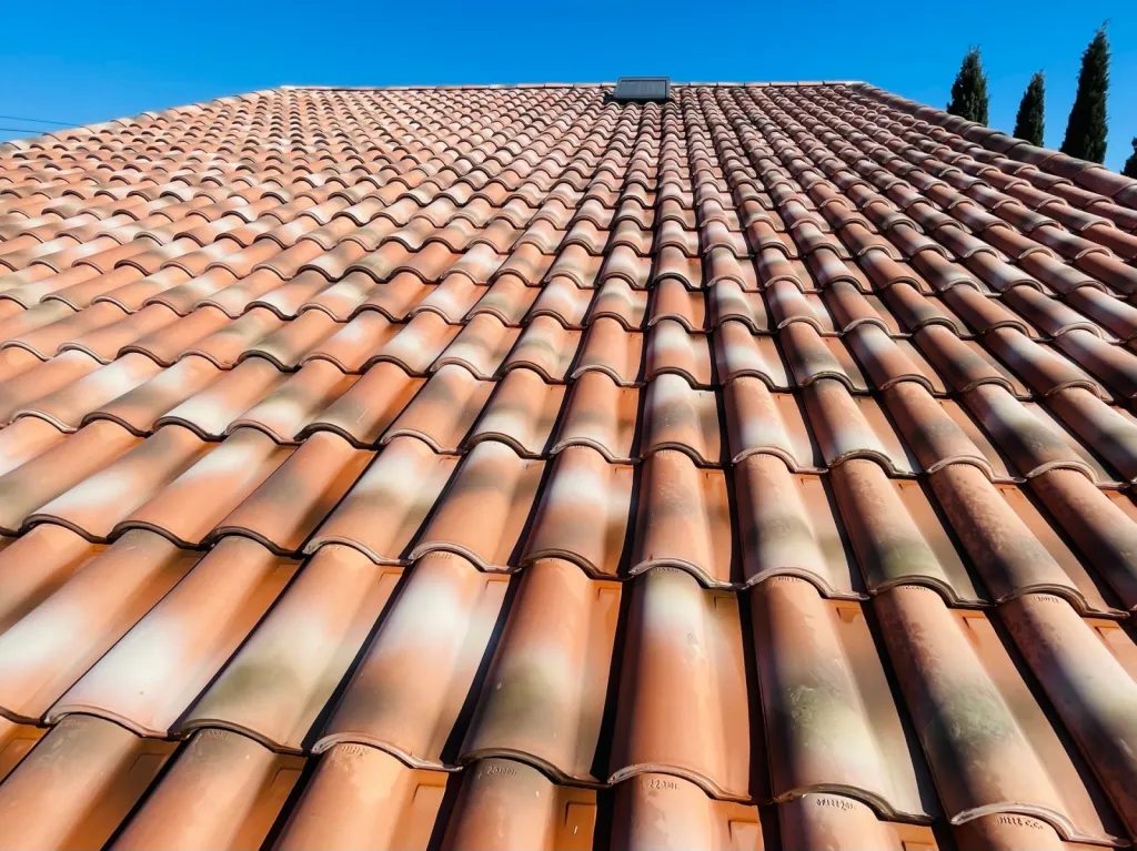 pose de tuiles romane près de aix en provence