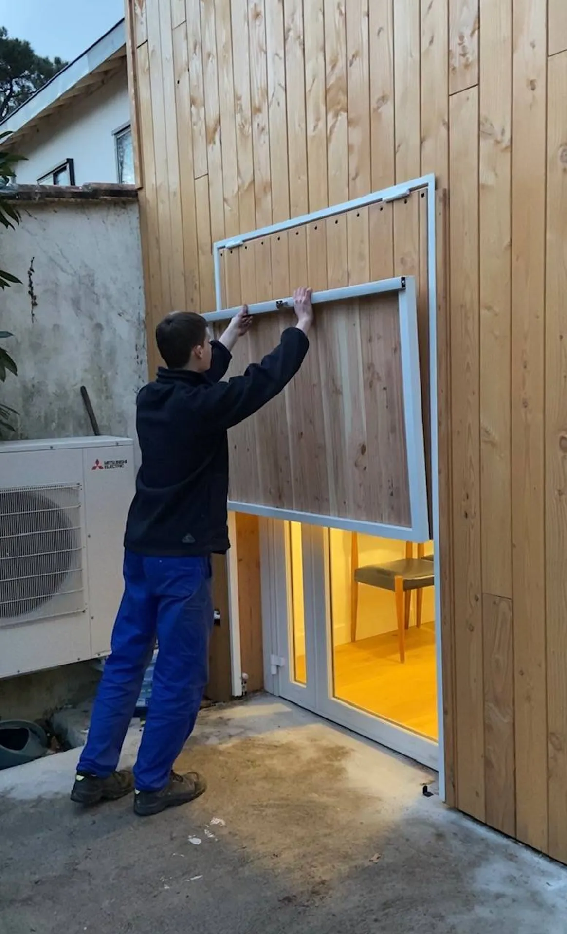 Ouverture Volet à projection Bois Métal en Gironde