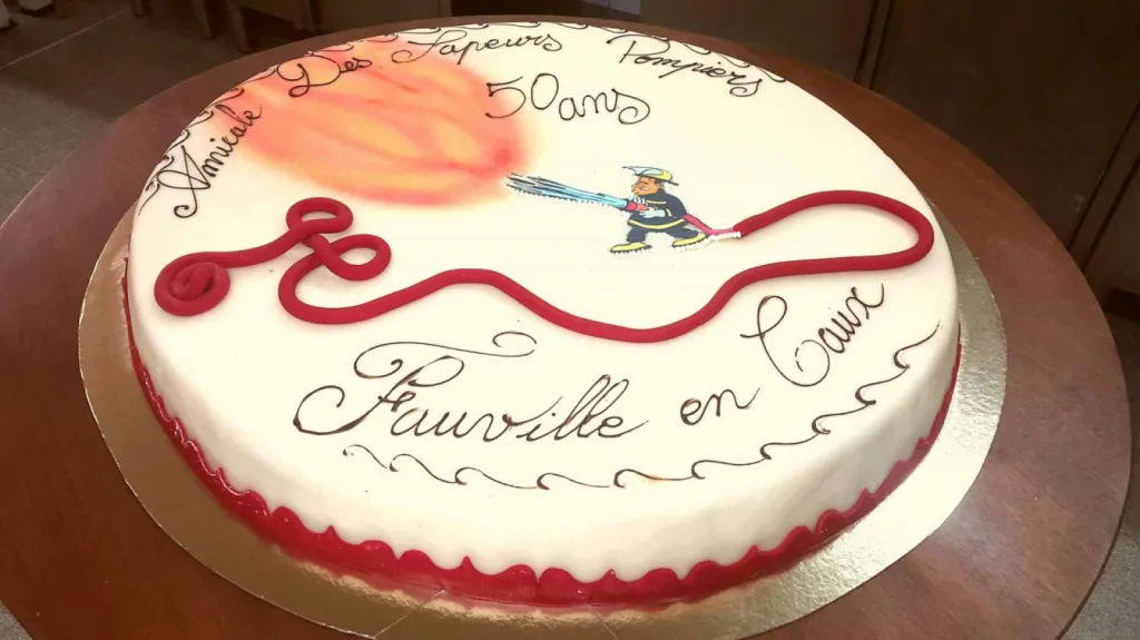Fraisier pour l'amical des pompiers de Fauviile-en-caux