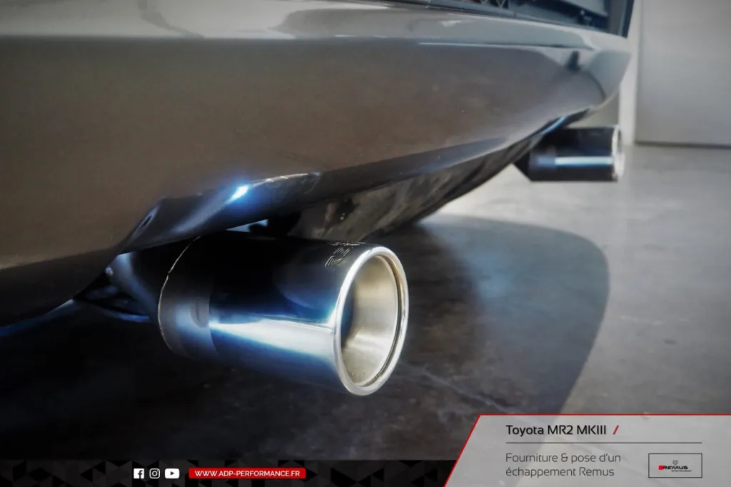 Ligne d'échappement Remus Toyota MR2 MK3 Marseille - ADP Performance