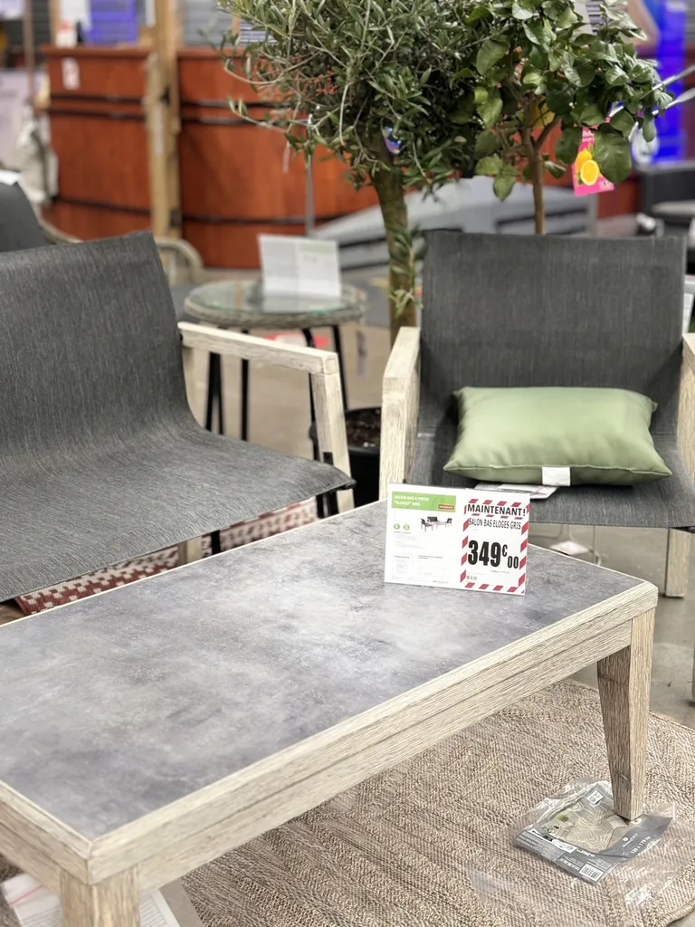 Magasin pour acheter un salon de jardin pas cher