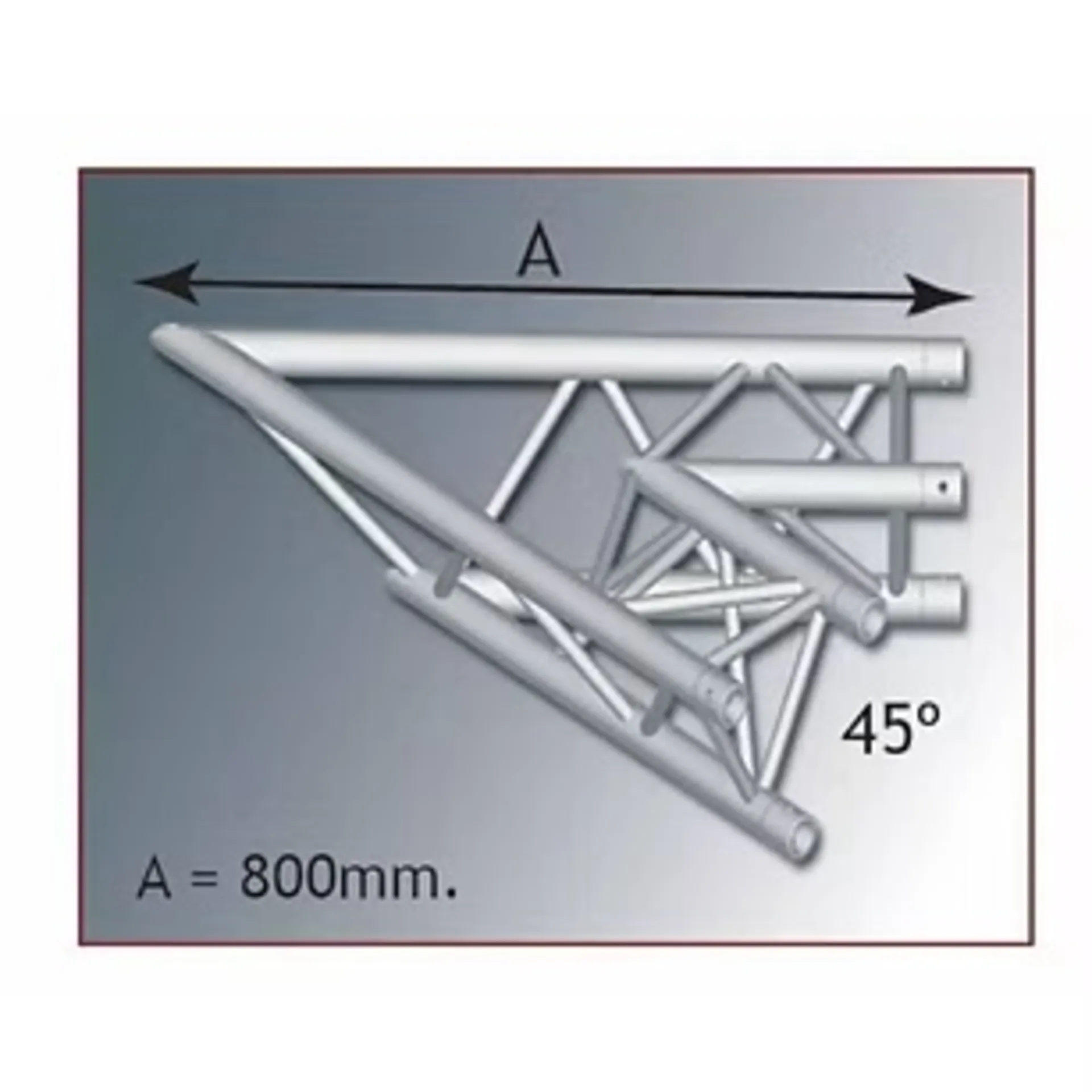 POINTE 45° STRUCTURE TRIO 2 DEPARTS 290