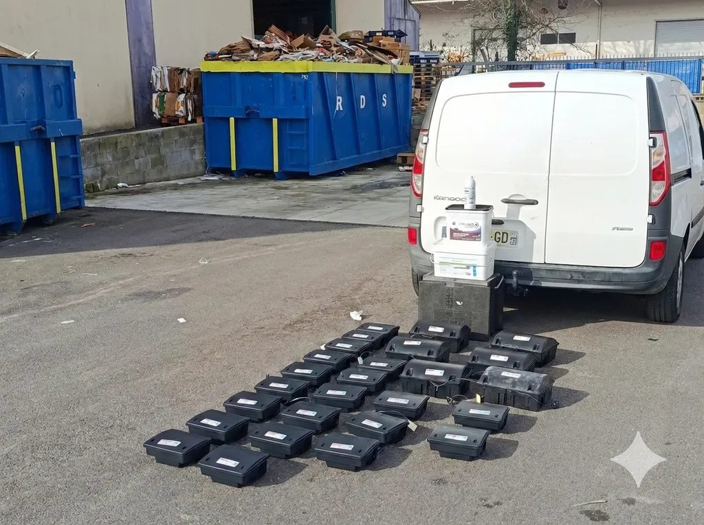 Un déploiement matériel à la hauteur de vos exigences industrielles. Protéger un site logistique contre les rats et les souris exige une méthode implacable. Cette photo témoigne de notre capacité d'intervention sur les grands complexes : un maillage intég