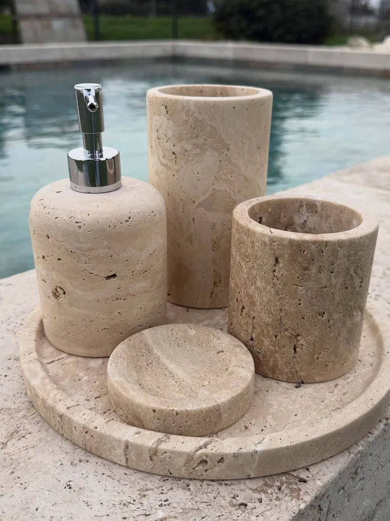 Où trouver un set de salle de bain en Travertin à Ambarès et Lagrave ?