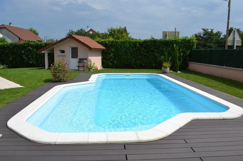 PISCINE COQUE SWEETY TROPICAL - 9M60 X 5M80