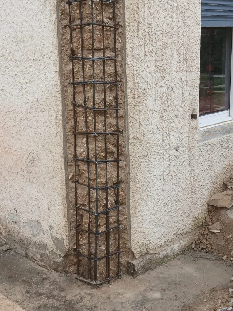 Reprise des fondations en sous-œuvre et création de chaînage horizontal à Plan d’Orgon (13)