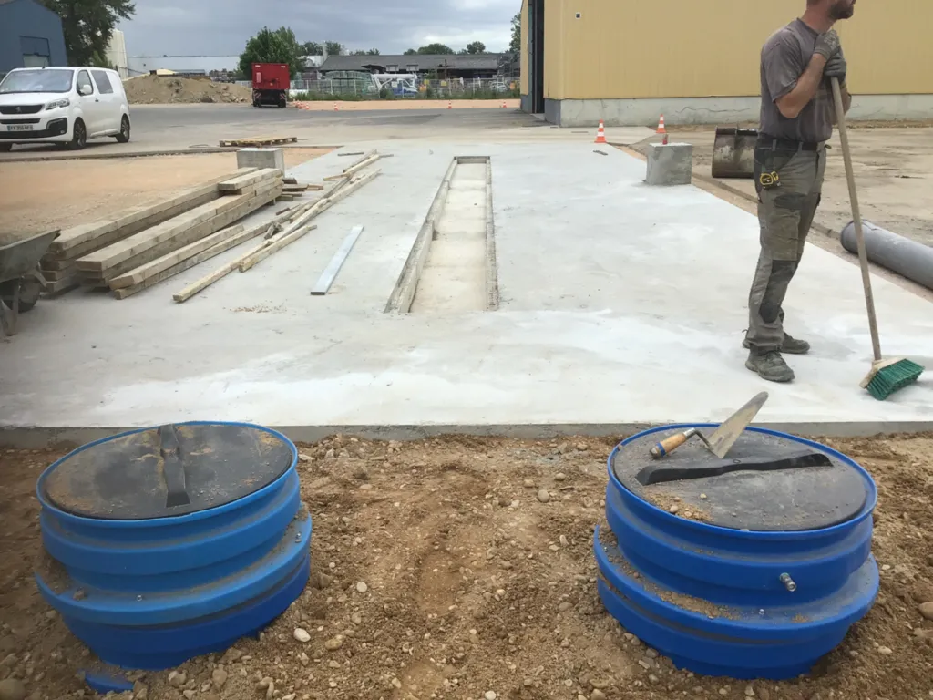 Travaux de terrassement, de plateforme, et d'application d'enrobés pour un site technique poids lourd – Mâcon (Saône-et-Loire)