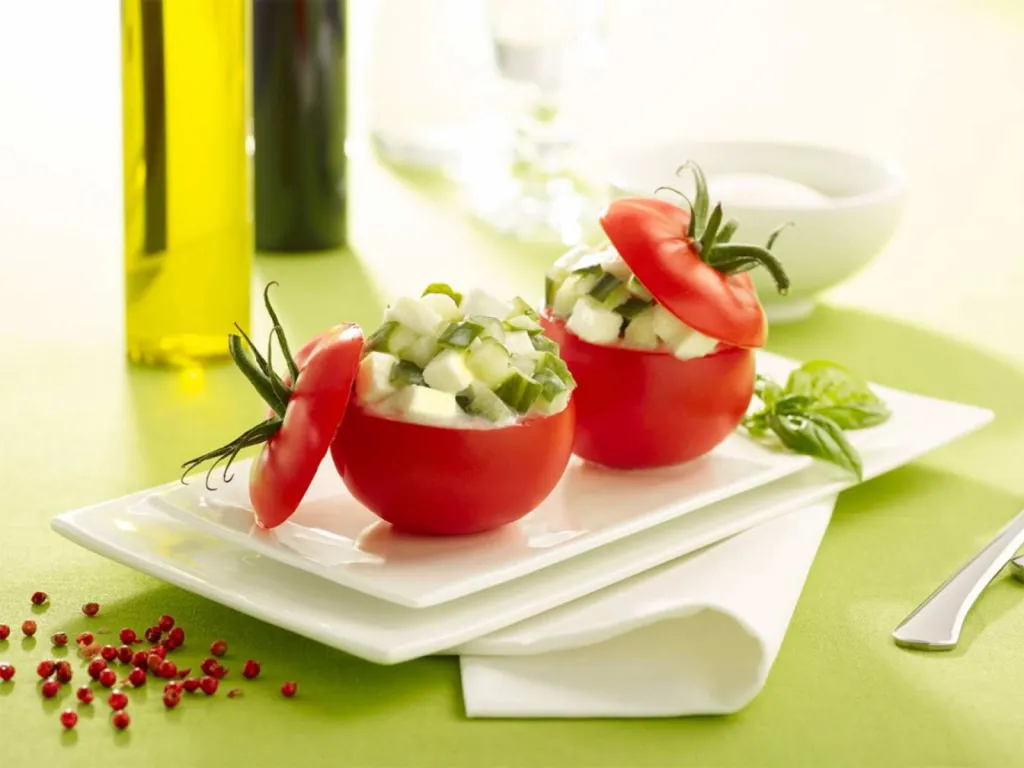 Plaquette traiteur Bonduelle préparation culinaire stylisme et prises de vues par mes soins