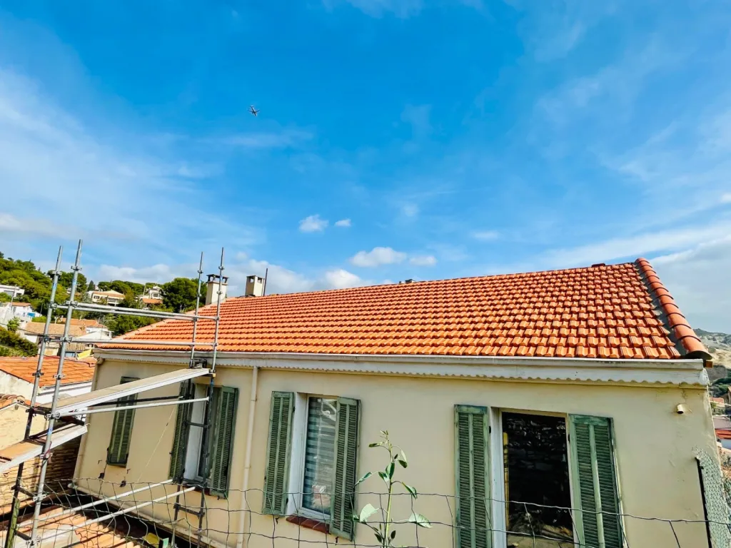 Nouvelle réfection de toiture de maison près de Aix en Provence