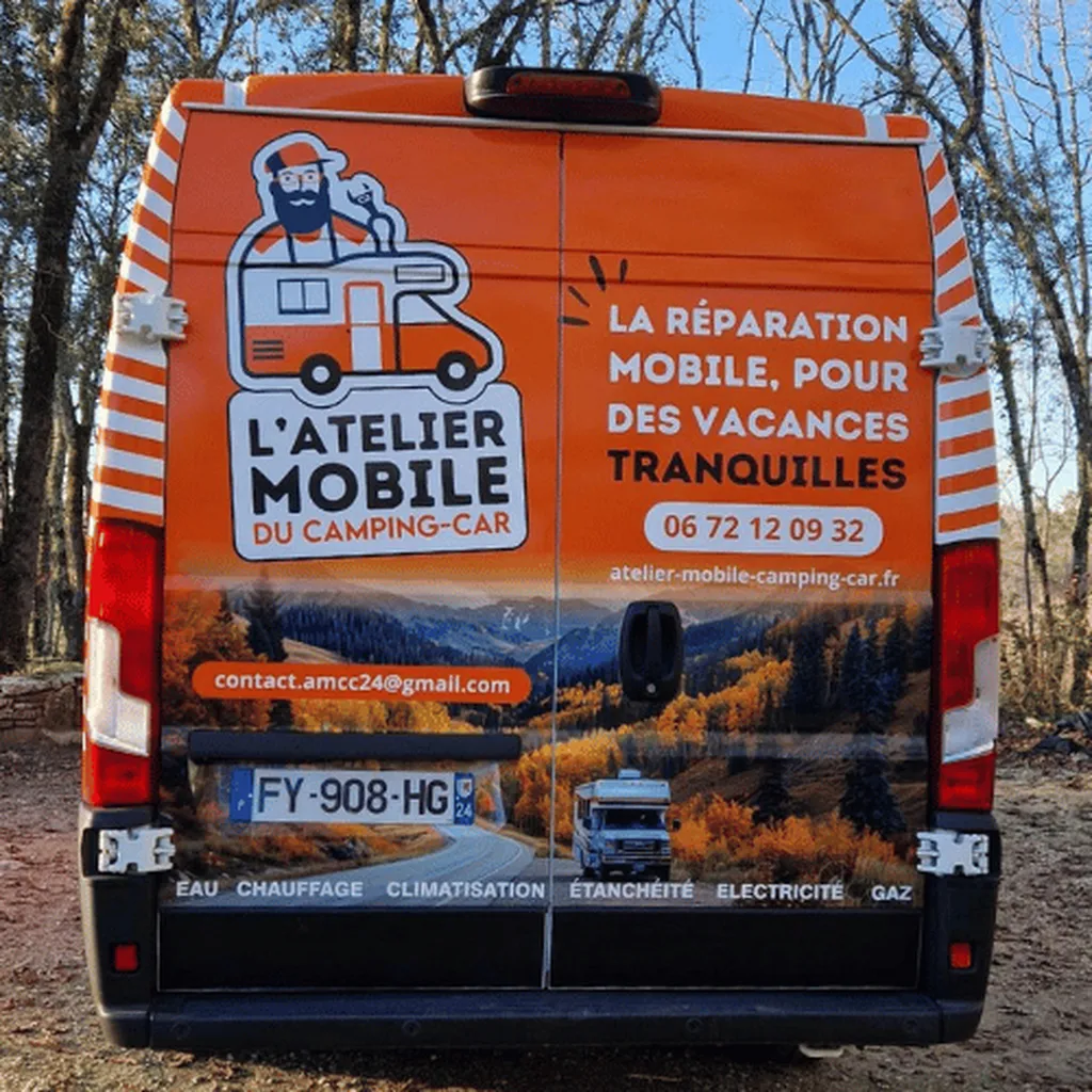 Intervention de l’Atelier Mobile du Camping‑Car : réparation, entretien et dépannage de camping‑cars sur site, pour garantir confort, autonomie et sécurité pendant vos vacances.