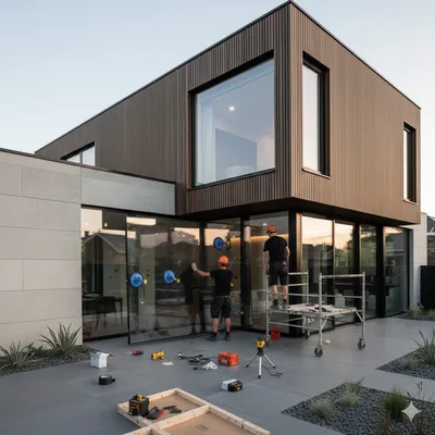 pose de menuiserie extérieur aluminium