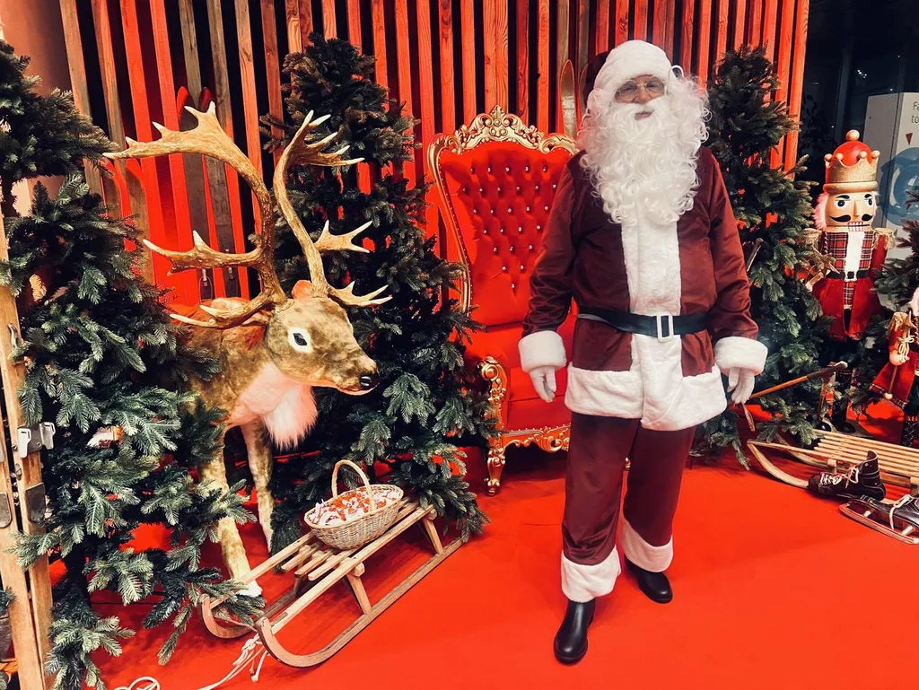 Animation père Noel en Normandie 76