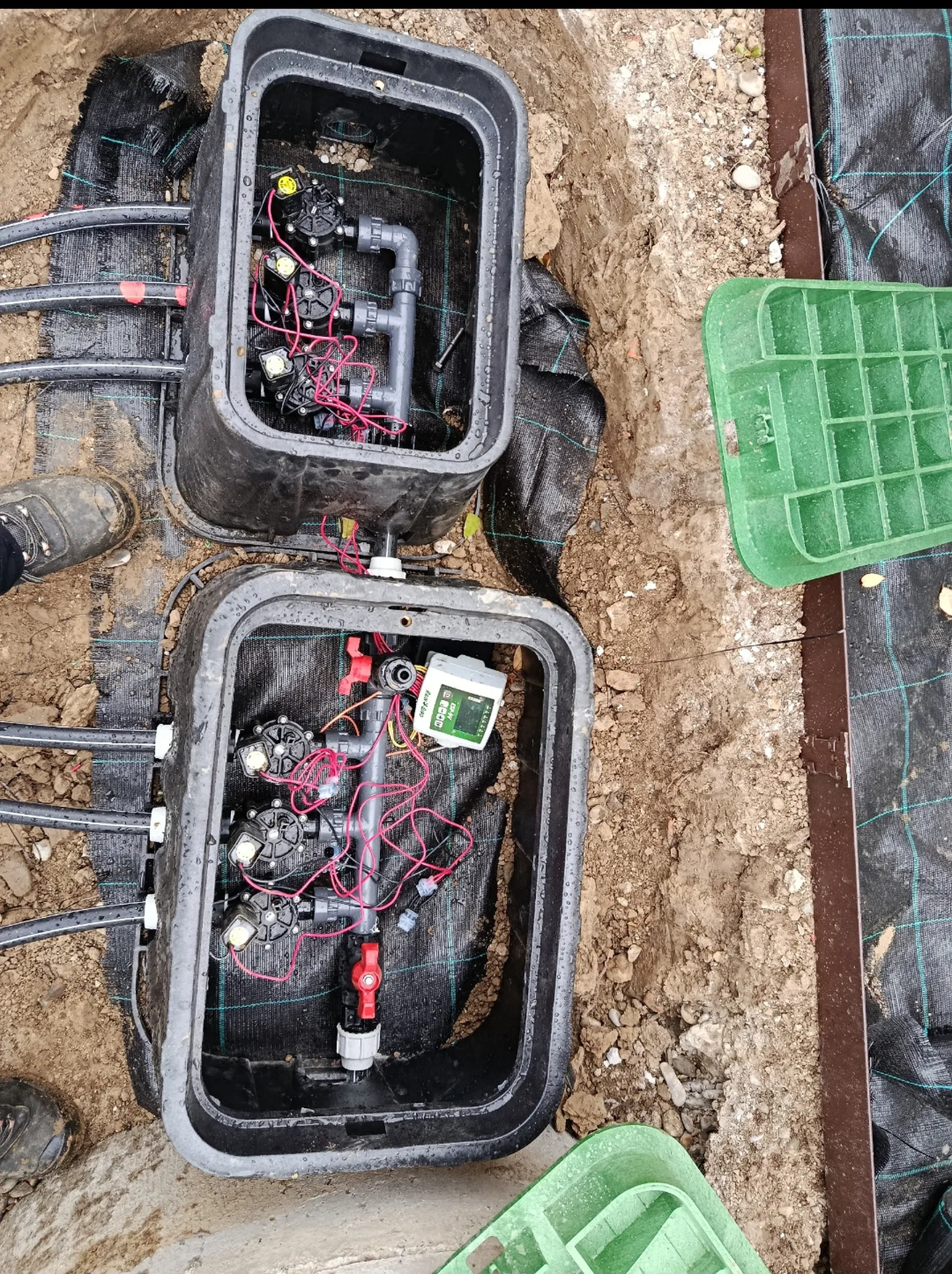 Arrosage intégré sur programmateur avec économie d'eau pour gazon et plantation à Tournefeuille proche de Colomiers.