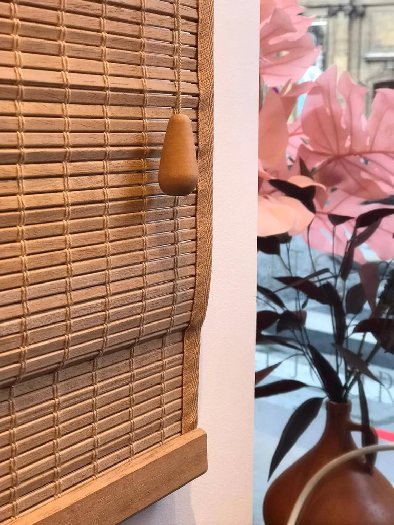 store bois tissé bateau