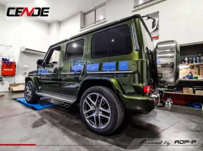 insatallation ligne échappement cende Classe G500