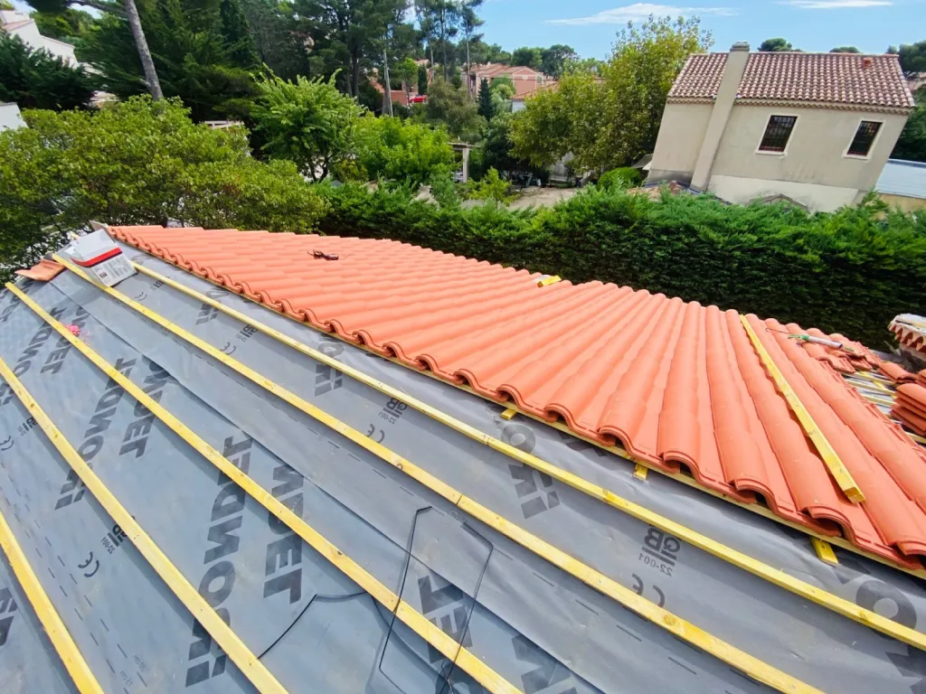 pose de toit sur aix en provence