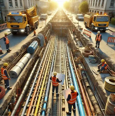 project manager in earthworks, roads and various networks