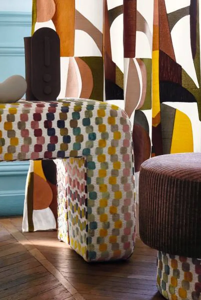 La collection de tissus Casamance  VOYAGE IMAGINAIRE dans votre boutique à Lyon