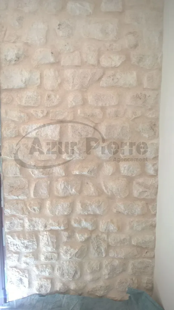 parement jointé blanc
