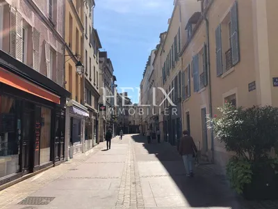 Terrasse en plein coeur de Saint Germain en Laye, un appartement de 49 M² situé au 1er étage d'un immeuble ancien bien entretenu.