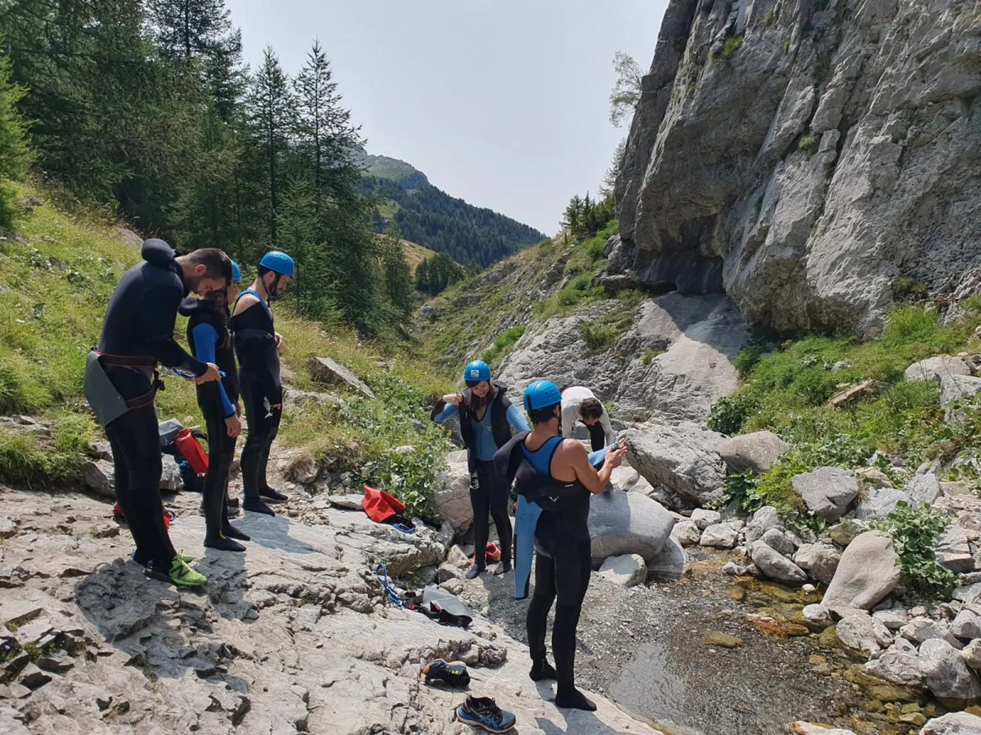 Canyoning dans les Alpes du Sud