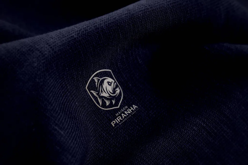 logo maison piranha marque pret à porter marseille