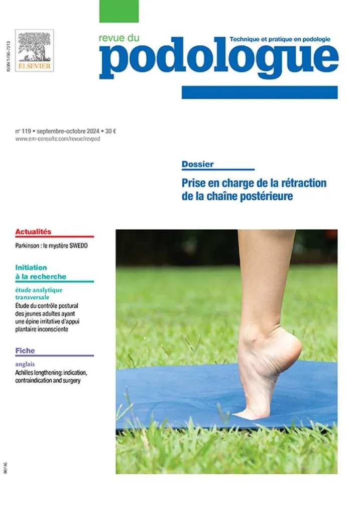 Publication du Dr Julien Beldame, chirurgien orthopédiste à l'ICP Paris et à Amiens