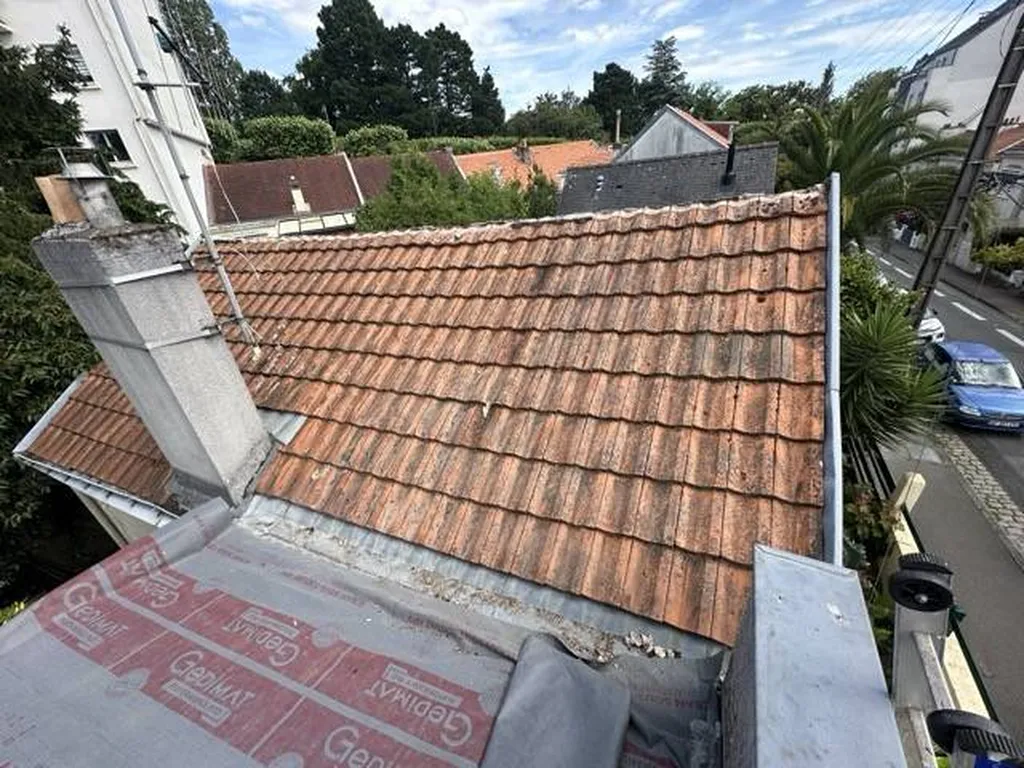 Ancienne toiture abîmée