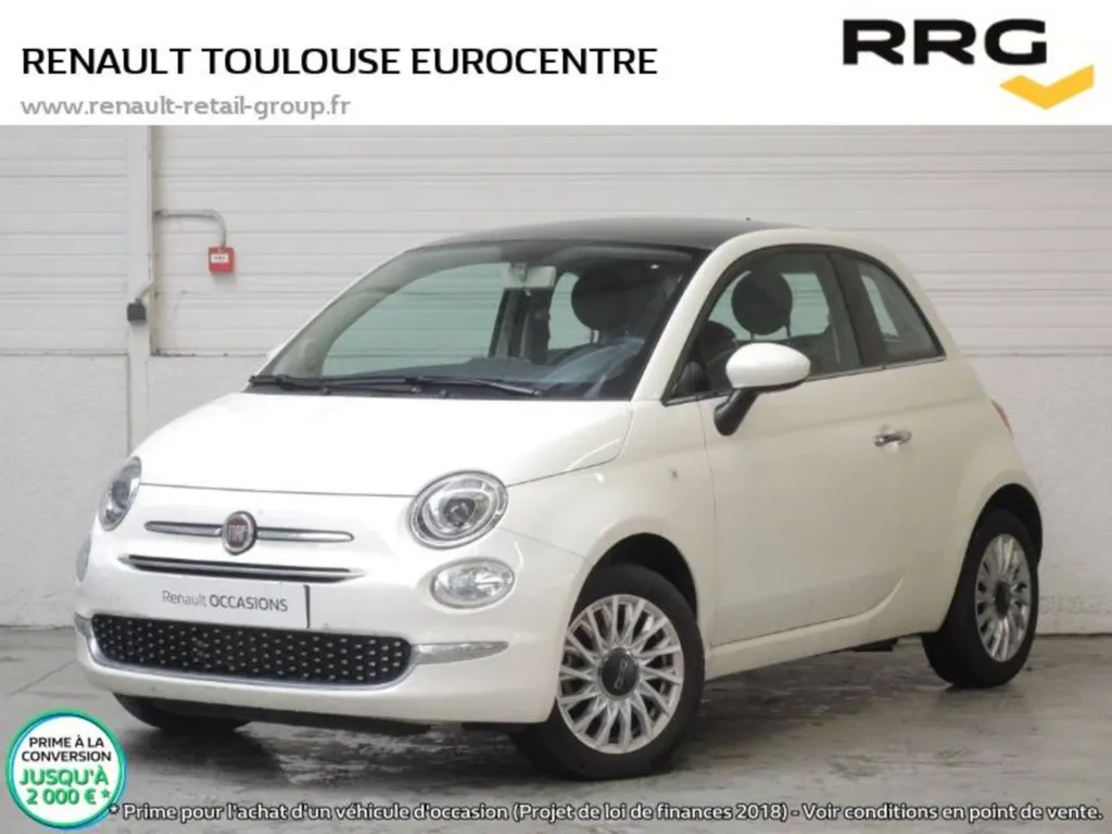 A VENDRE FIAT 500 1.2 69 ch LOUNGE, PLAISANCE DU TOUCH PROCHE DE TOULOUSE ET TOURNEFEUILLE