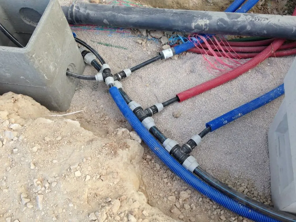 alimentation en eaux de ville d'un bâtiment industriel