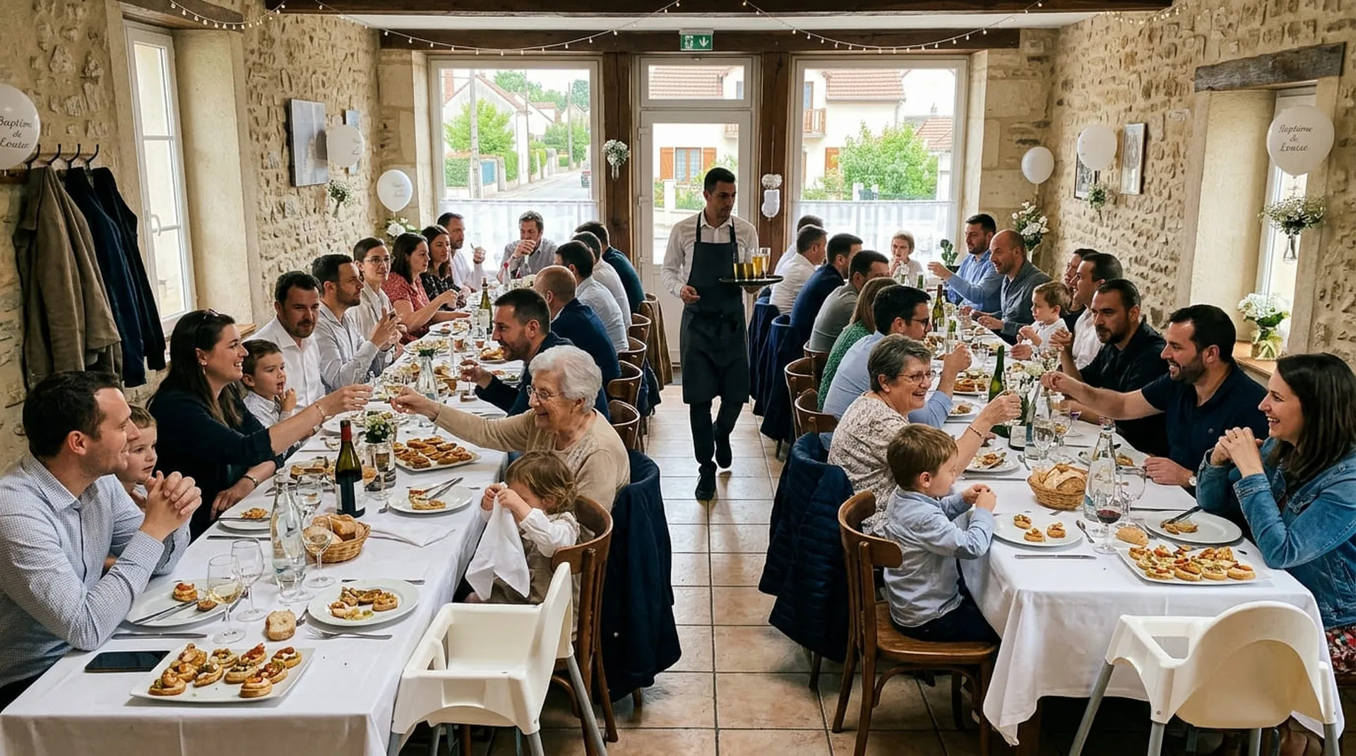 Privatiser un grand restaurant bistronomique pour baptême vers Mantes-la-Jolie