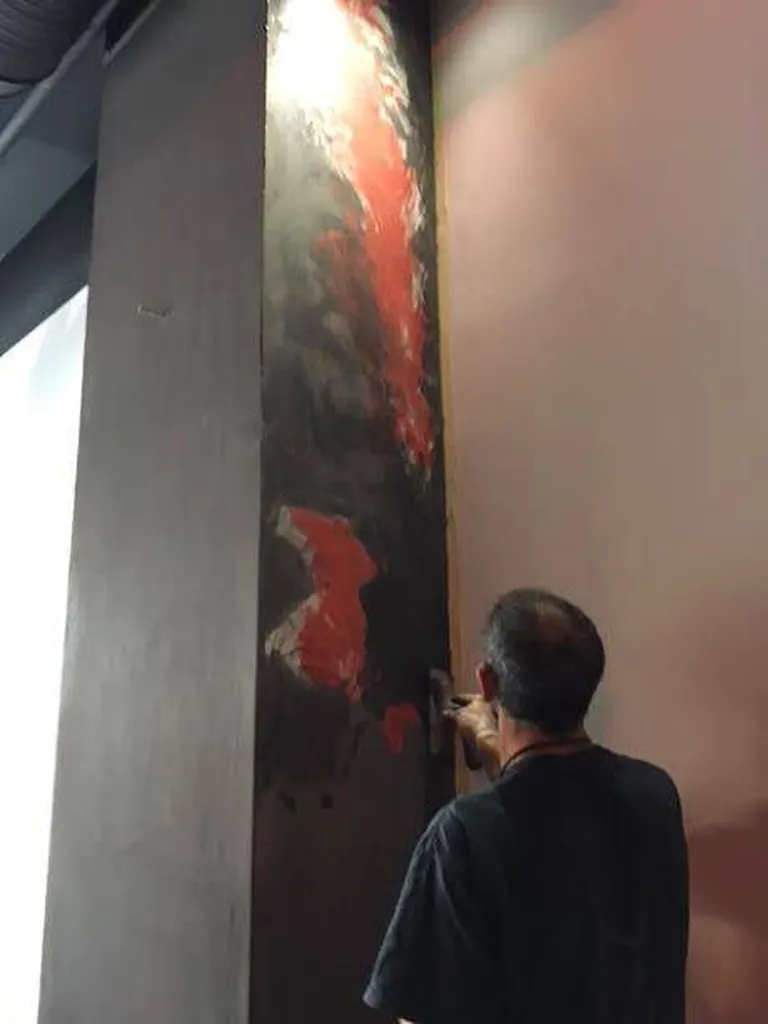 REALISATION EN COURS DU RCT LIVE EN STUC TERRE DU MONDE