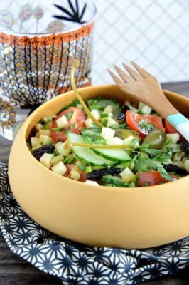 Salade de l'été au Gruyère de France IGP Bio 