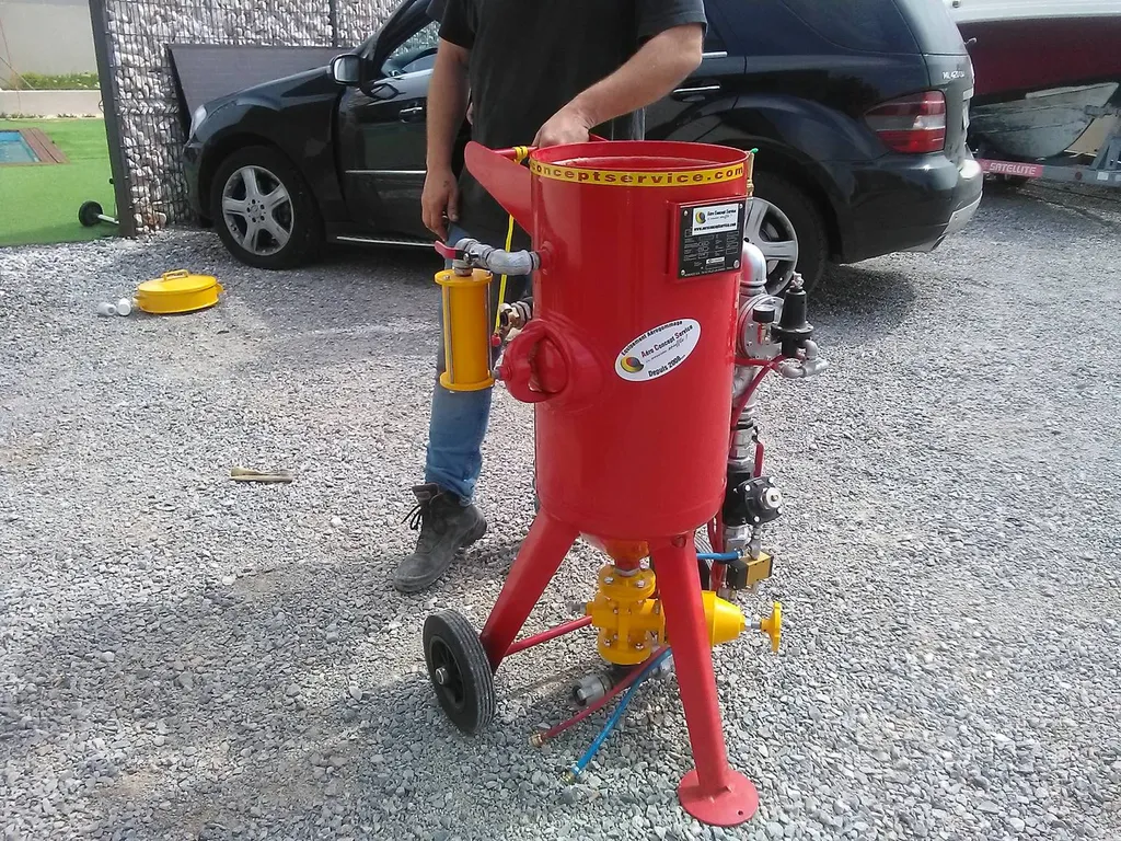 aérogommeuse professionnelle avec service + prix convenable