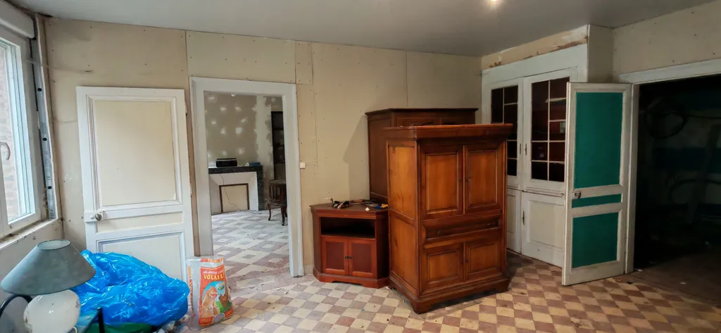 A vendre maison de 217 m² édifiée sur 1700 m² de terrain sur la commune de ORIVAL 76500