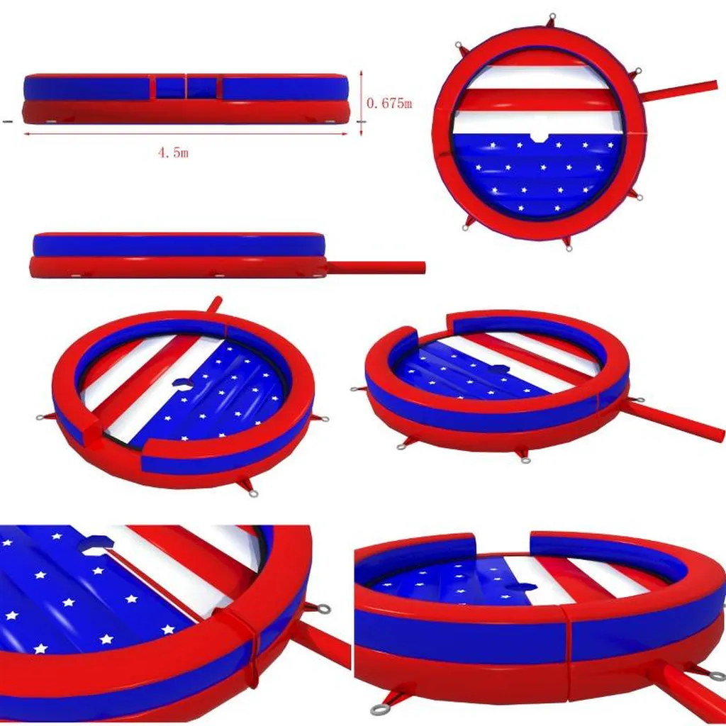 Fabrication d’un Plans 3D gonflable rodeo
