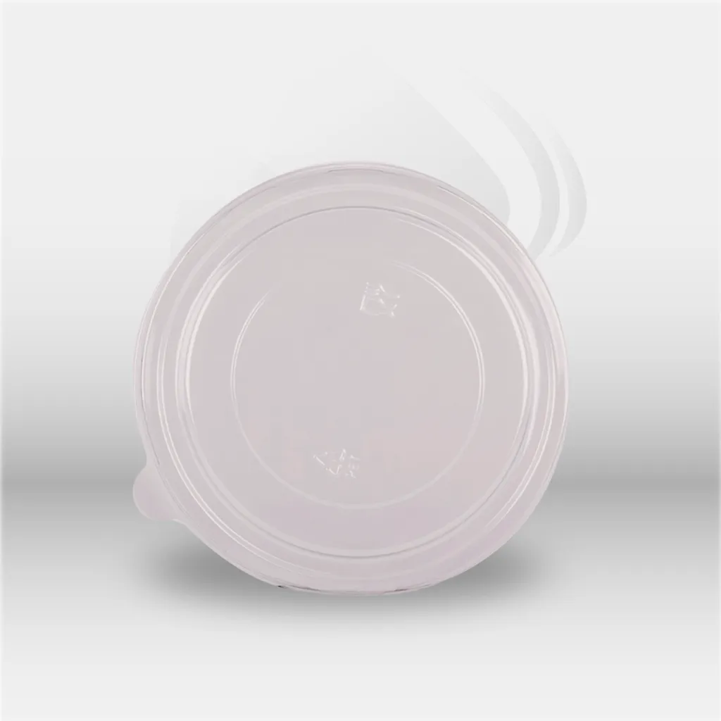Couvercles rPET transparents pour saladiers kraft 1000 ml Garcia de Pou pour restauration professionnelle, idéals pour traiteurs, restaurants et vente à emporter, assurant une fermeture sécurisée et une présentation visible des préparations alimentaires –