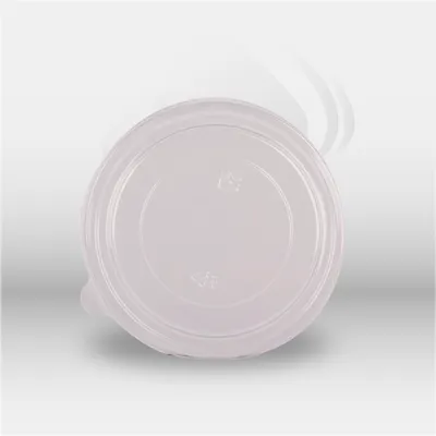 Couvercles rPET transparents pour saladiers kraft 1000 ml Garcia de Pou pour restauration professionnelle, idéals pour traiteurs, restaurants et vente à emporter, assurant une fermeture sécurisée et une présentation visible des préparations alimentaires –