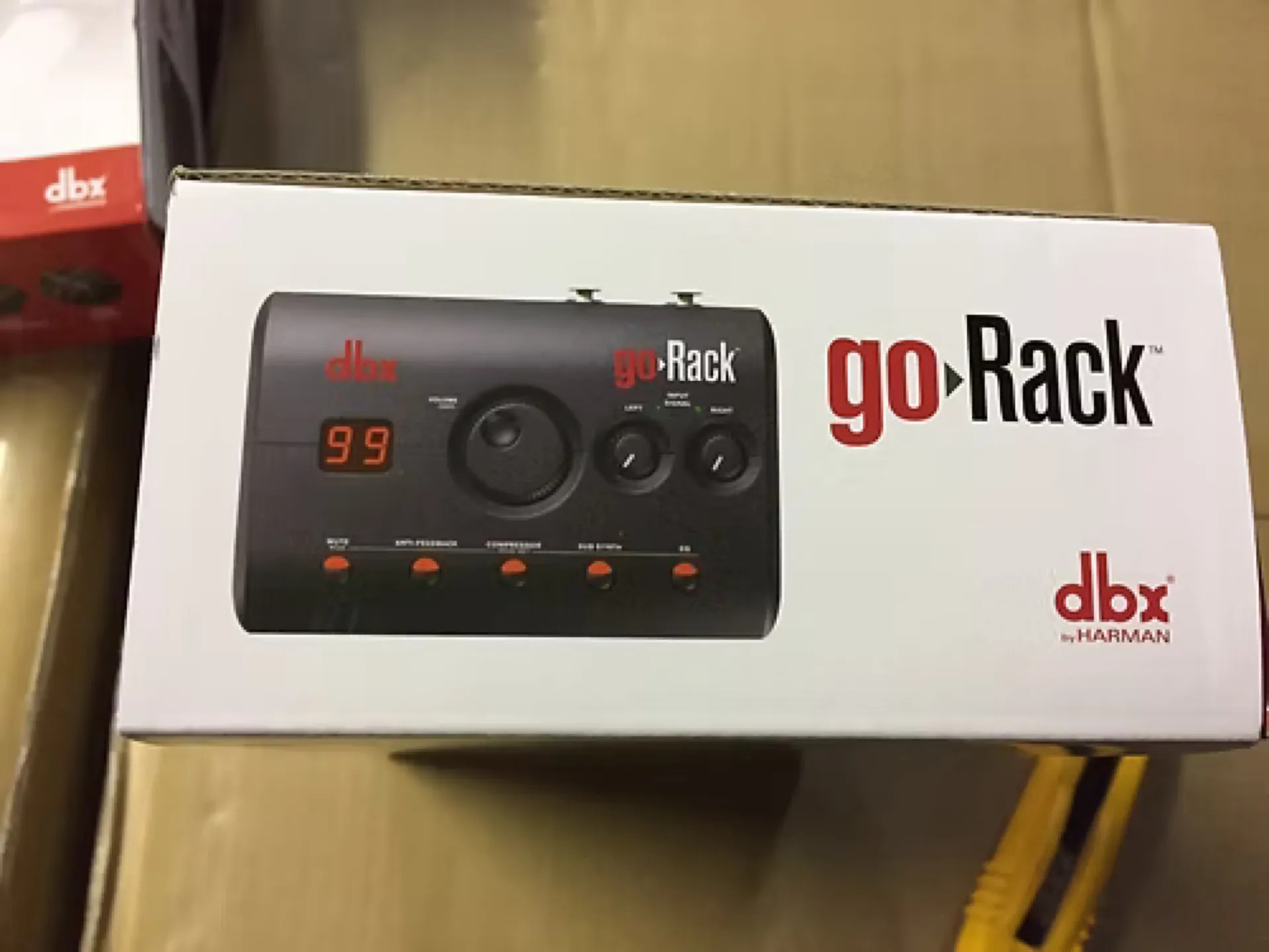 FILTRE SON TRAITEMENT DE SON DBX GORACK