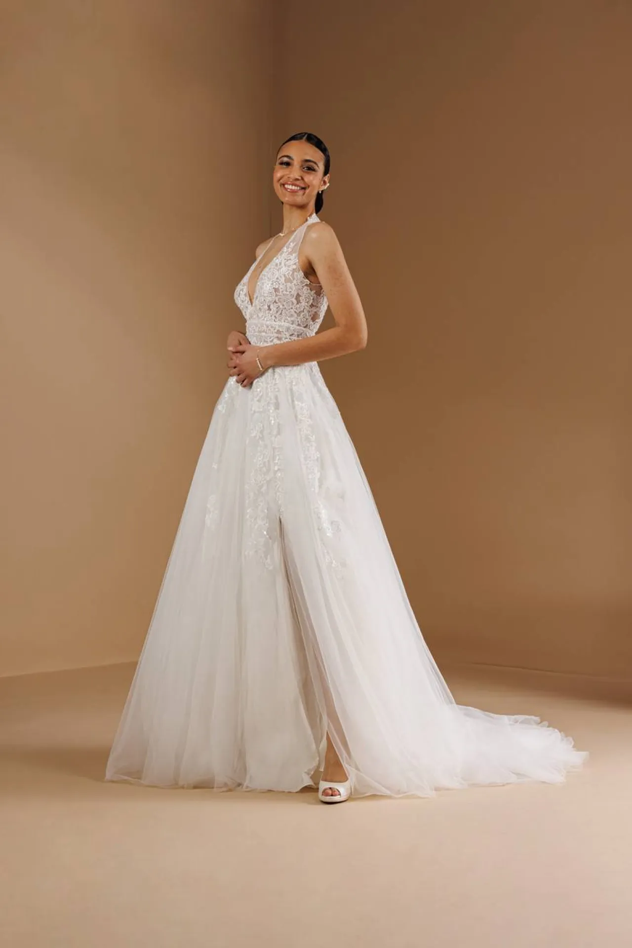 Robe de mariée bretelles fines sur Marseille