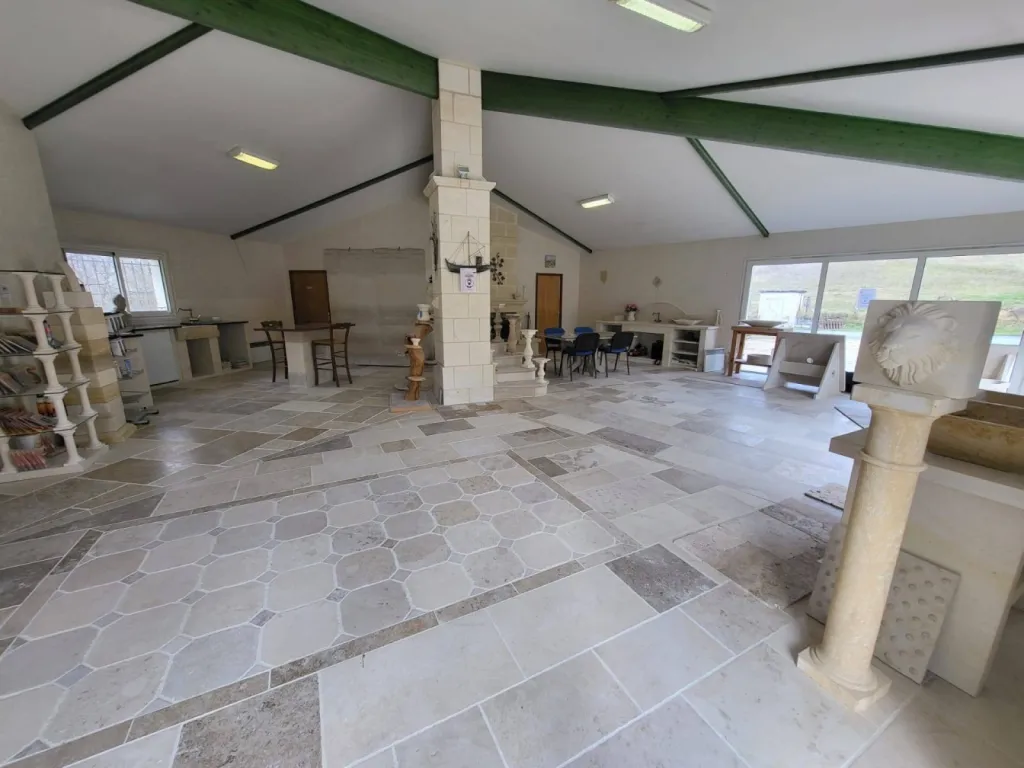 Dallage pierre en intérieur et extérieur