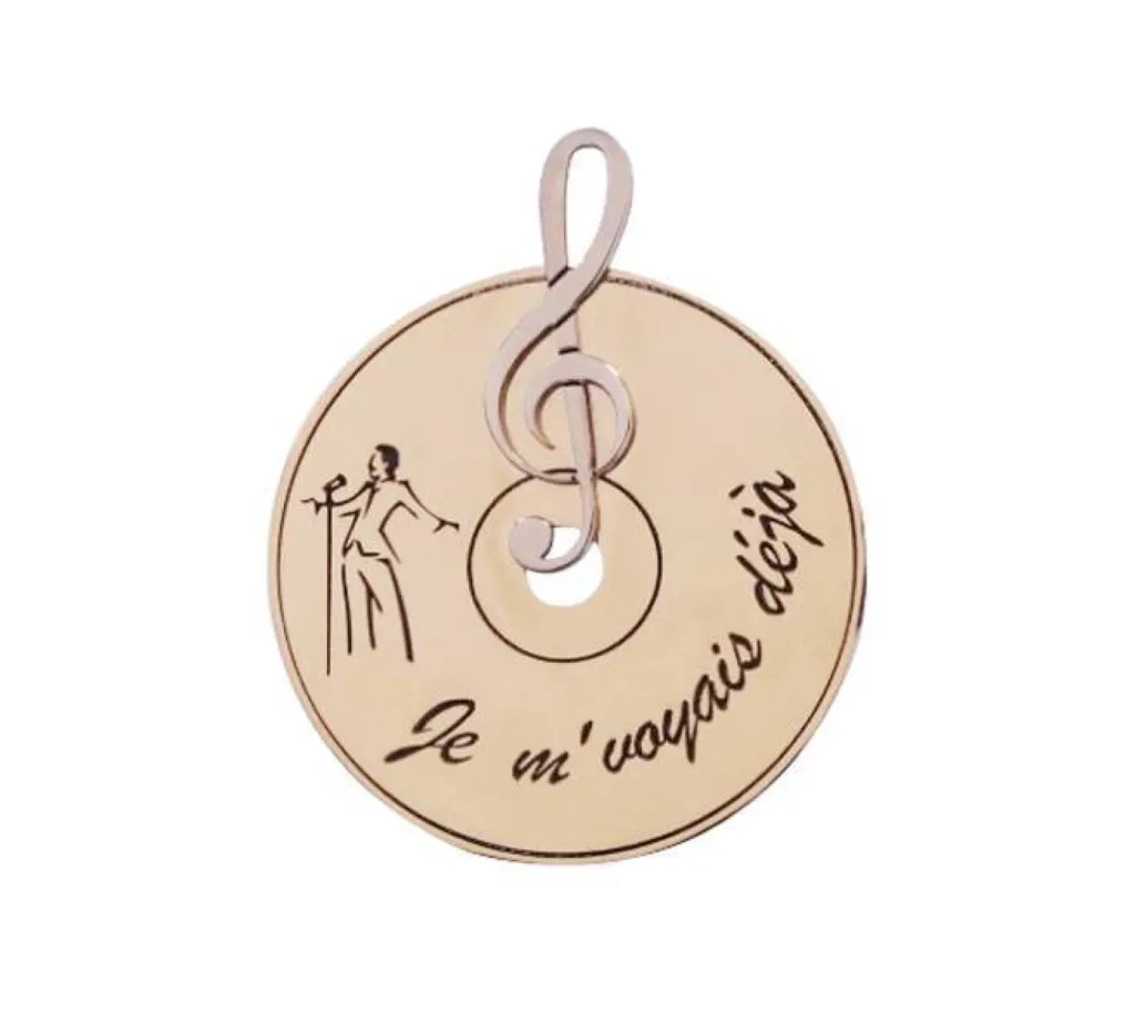 Médailles Je m'voyais déja en or 18 carats