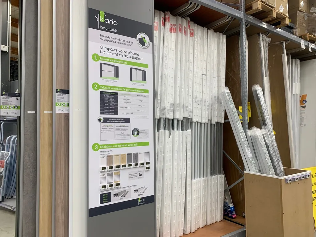 Portes de placard recoupables Ykario