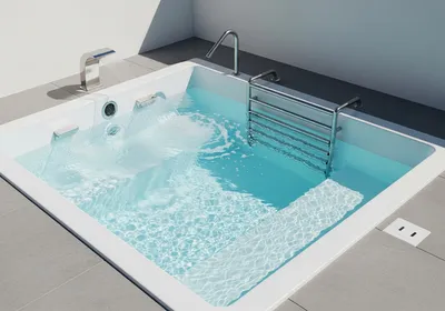Mini piscine Novas R Sport Line, solution compacte hautes performances pour nage tonique et entraînement à domicile facile
