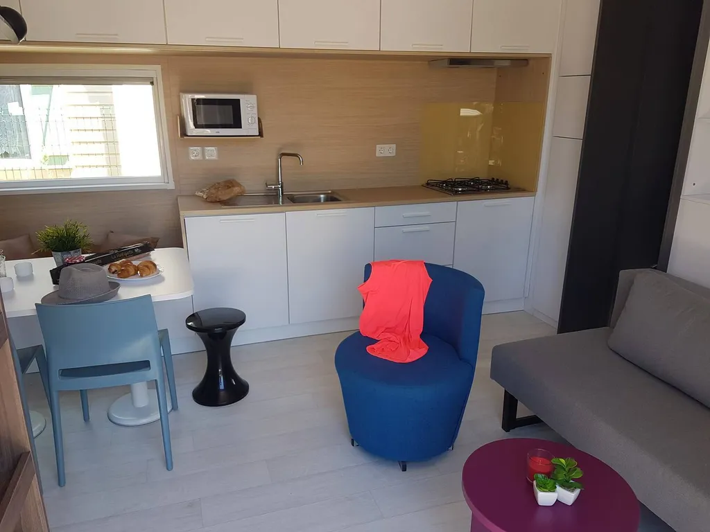 location de mobil home Taos bord de mer en camping familial proche de Mèze