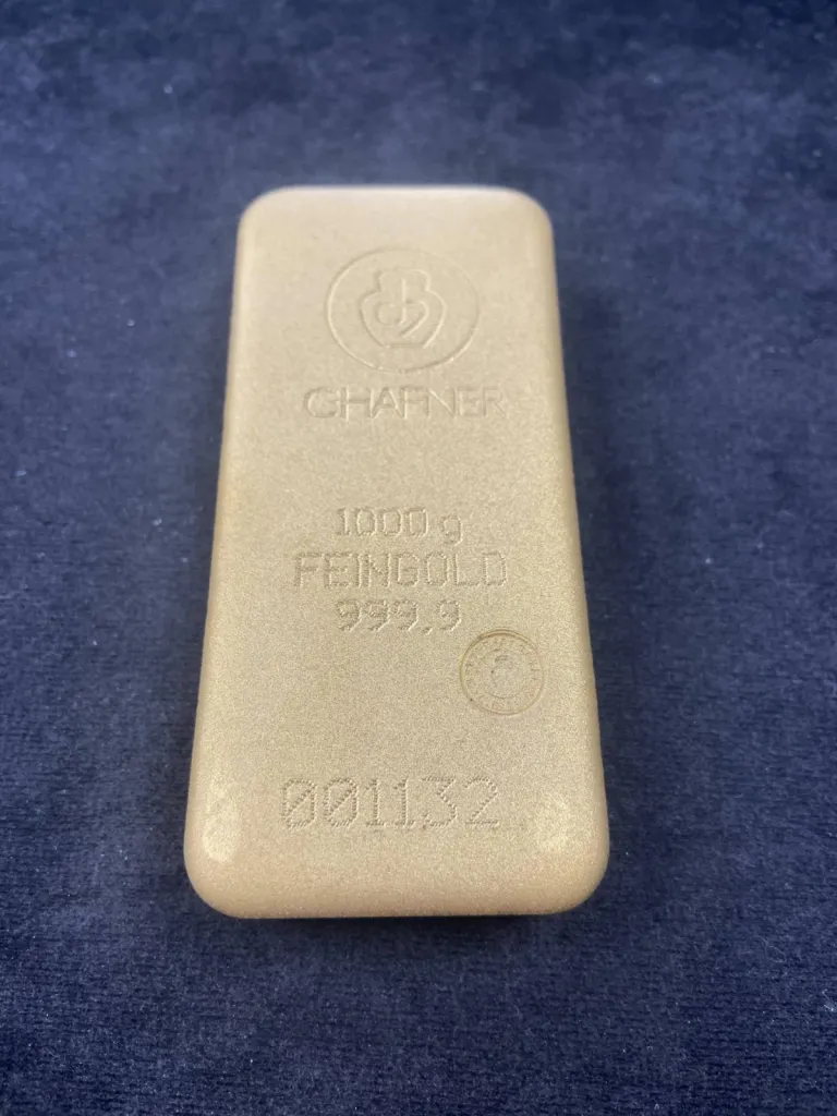 Achat et vente de lingots d'or