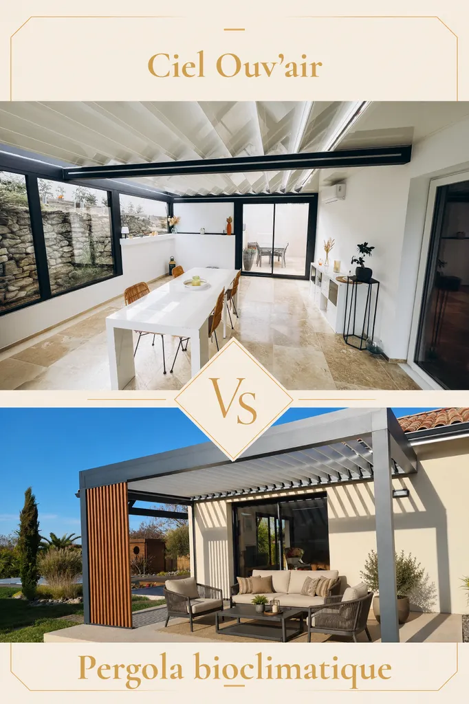 Différence isolation Ciel Ouv'air et pergola bioclimatique PACA