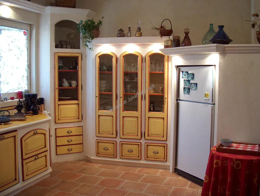 Cuisine Provençale en pierre d'Estaillades sur-mesure dans le 84